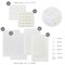 Wrapables 1982pcs Acrylic Pearl Adhesive Stickers in Assorted Sizes for DIY Crafting, Face, Hair, Makeup, Nails